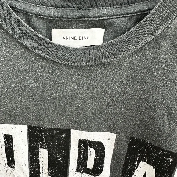 Anine Bing Vintage Wild Heart Tee Size XS
